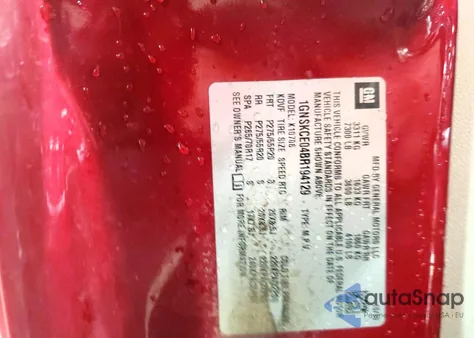 2011 Chevrolet Tahoe K1500 Ltz z USA, uszkodzony, nr VIN 1GNSKCE04BR194129